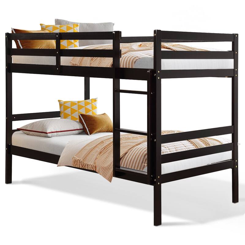 Twin Bunk Bed Children Wooden Bunk Beds Solid Hardwood