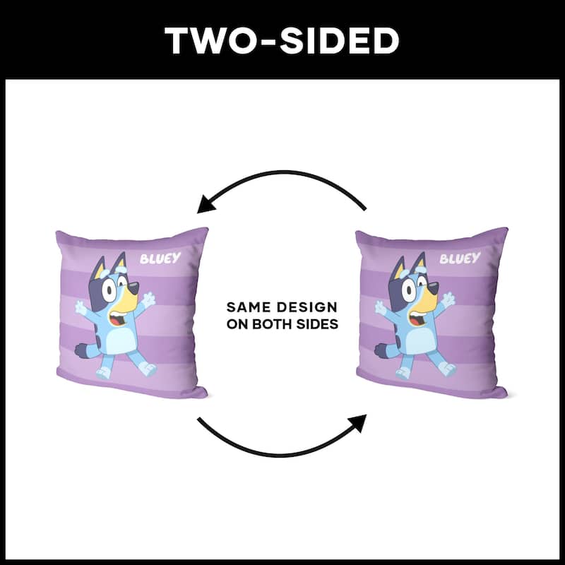 Bluey Roll Call Bluey 18 Inch Throw Pillow