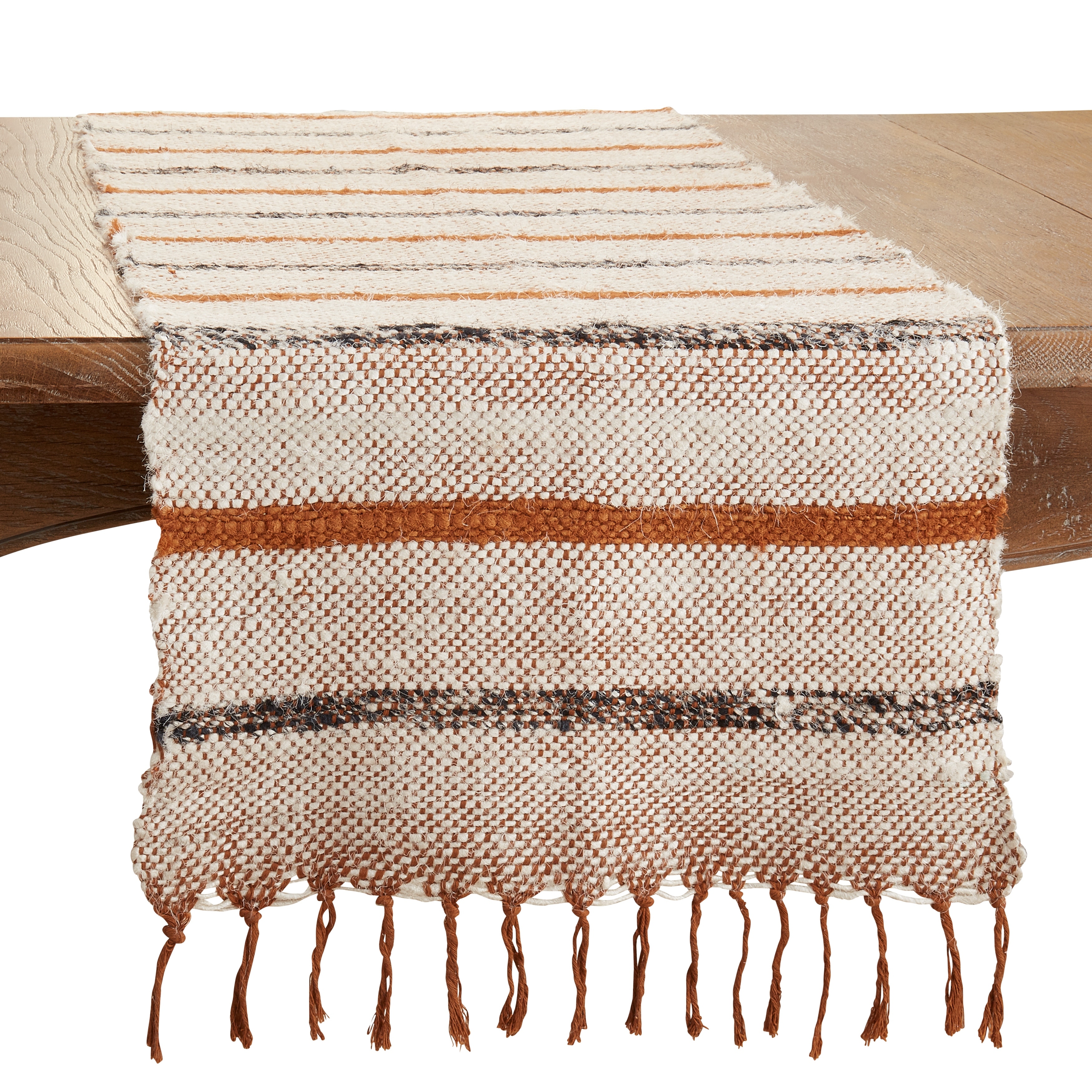 Striped Design Long Table Runner - 16"x72"