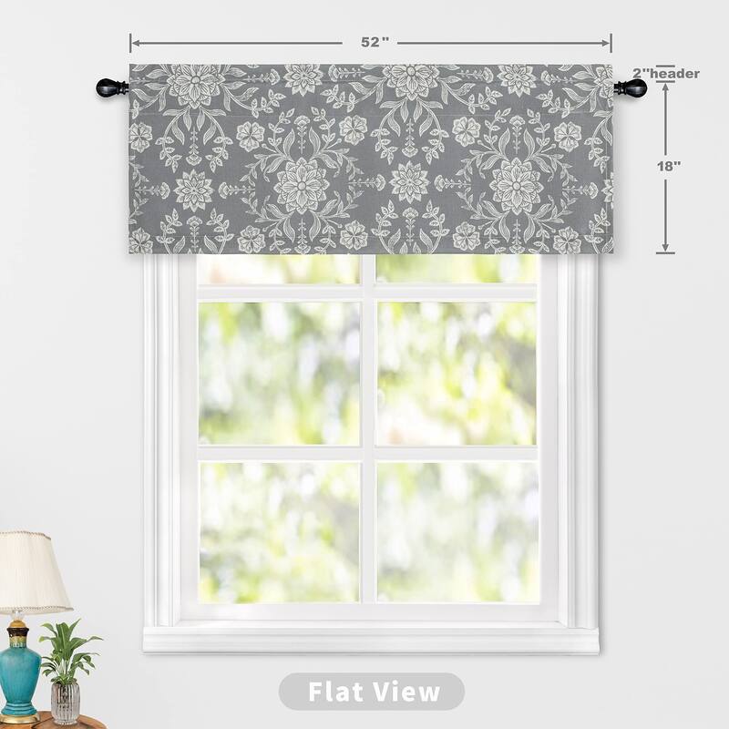 DriftAway Twyla Linen Blend Blackout Valance