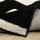 preview thumbnail 12 of 11, ROW Quinn Abstract Maze Black/ Ivory Area Rug