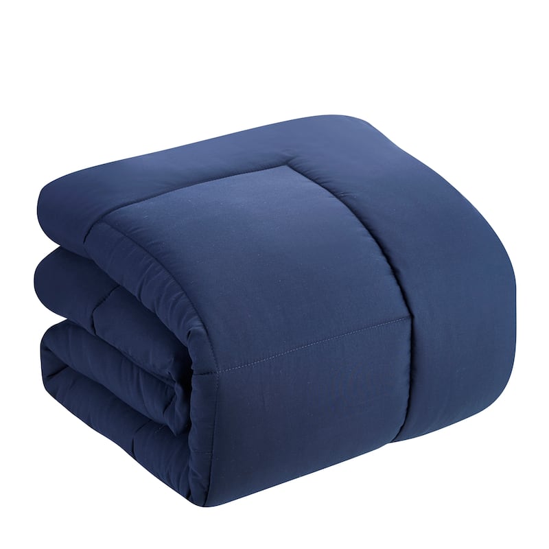 Sweet Home Collection Luxury Solid Bed-In-a-Bag with Sheet Set