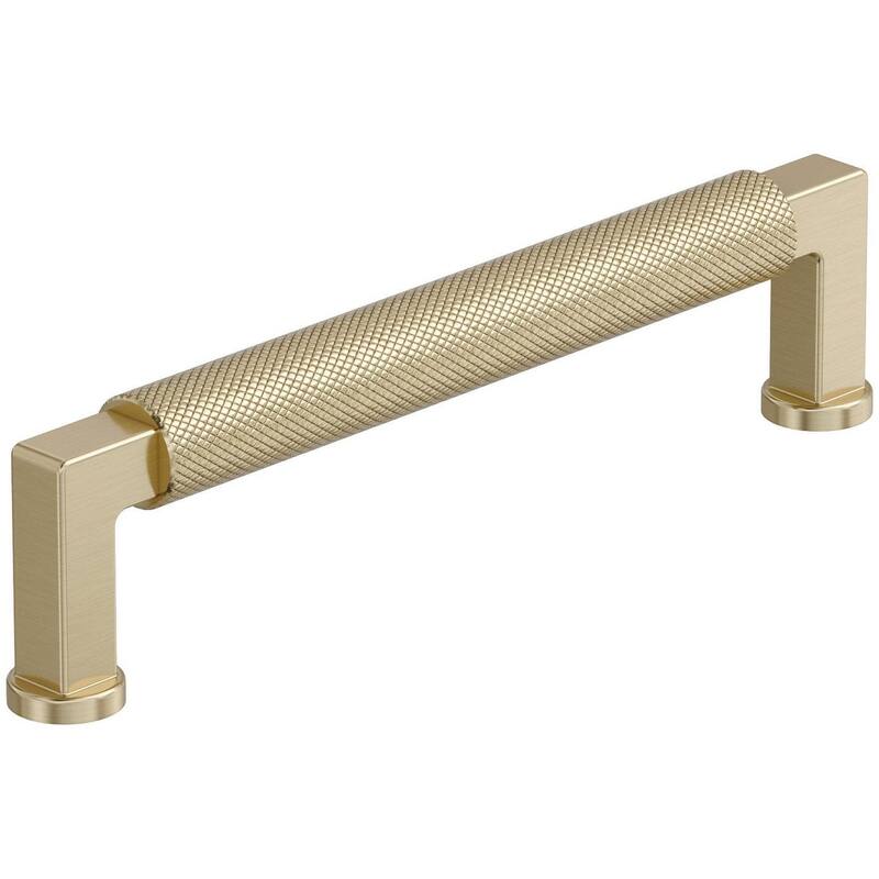 Amerock BP37624 Balata 5-1/16" Center to Center Knurled Handle Cabinet - Golden Champagne