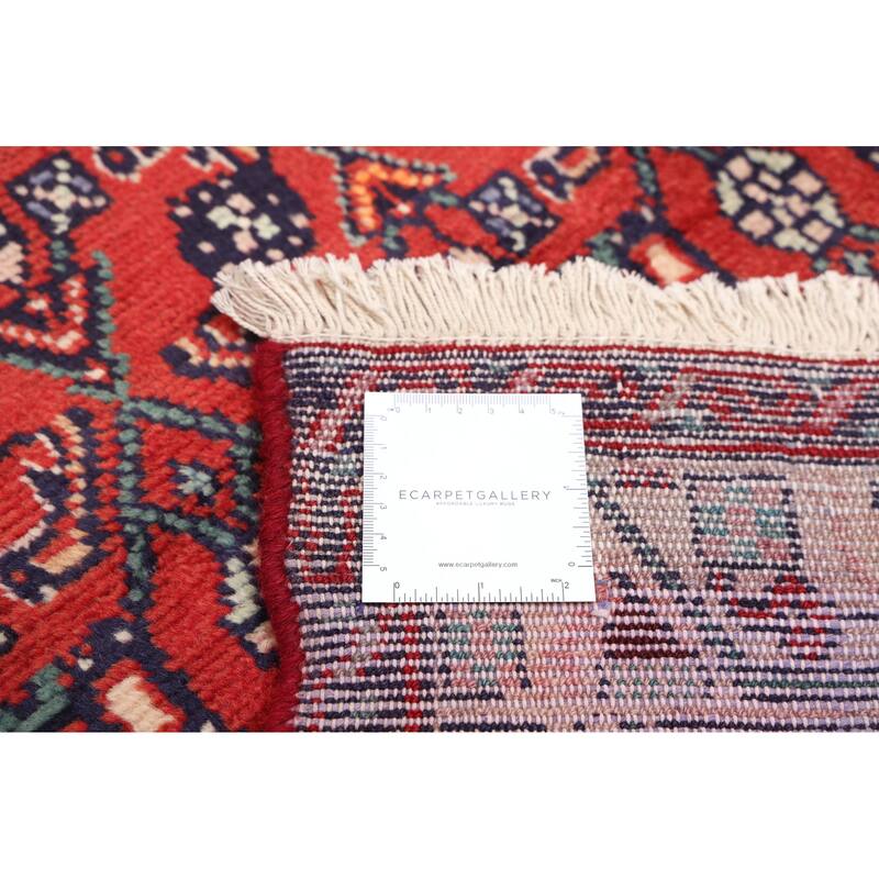 ECARPETGALLERY Hand-knotted Andelz Red Wool Rug - 2'8 x 10'4