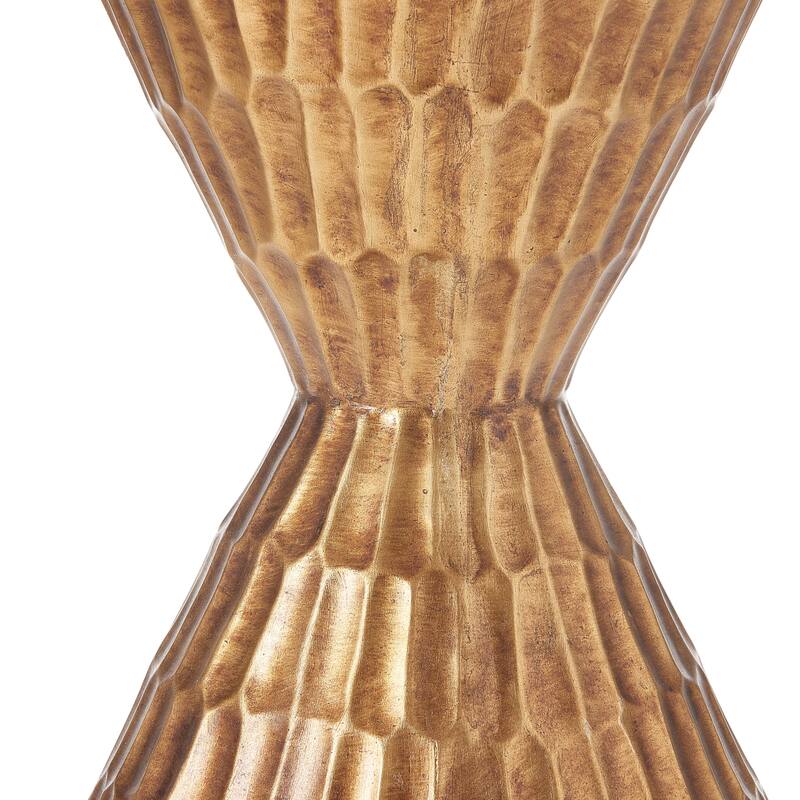 Christopher Knight Home - Modern Handmade MGO Side Table with Metallic Texture - 13.78 Inch - 13.78"