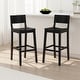 preview thumbnail 8 of 34, Linon Dahlia Armless Barstool Set of 2 Black