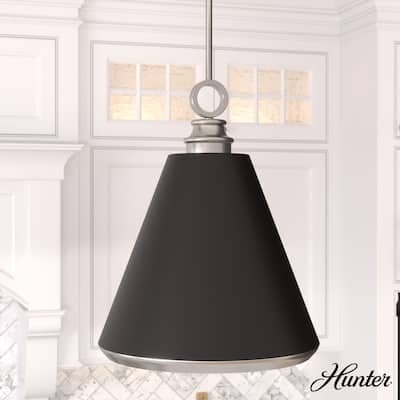 Hunter Klein Art-Deco Metal Pendant - Kitchen Island, Dining Room, Entry - Modern, Industrial