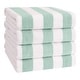 preview thumbnail 53 of 64, American Soft Linen,100% Cotton 4 Pack Beach Towels, 30 x 60 Cabana Striped Pool Towels Mint