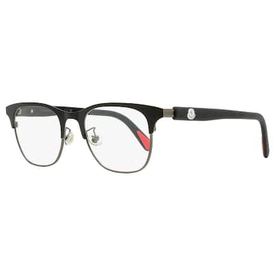 Moncler Men's Rectangular Eyeglasses - Lens Width: 51 mm, Lens Height: 40 mm