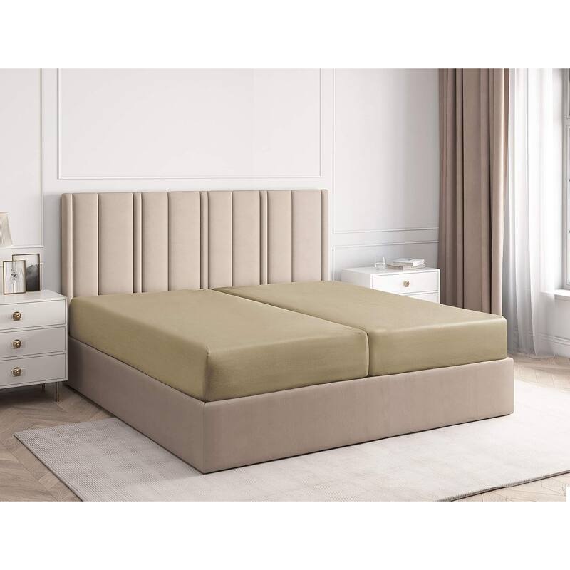 CGK Linens Microfiber 8" - 16" Deep Pocket Soft Fitted Sheet