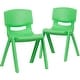 preview thumbnail 15 of 44, 2 Pack Plastic Stack School Chair with 13.25"H Seat, K-2 School Chair
