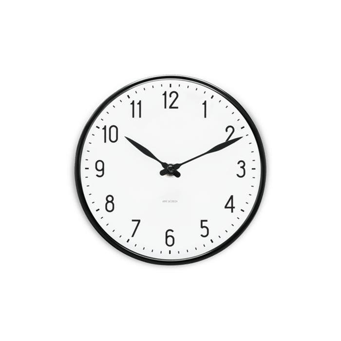 Arne Jacobsen Station Wall Clock - Ø: 6.3"