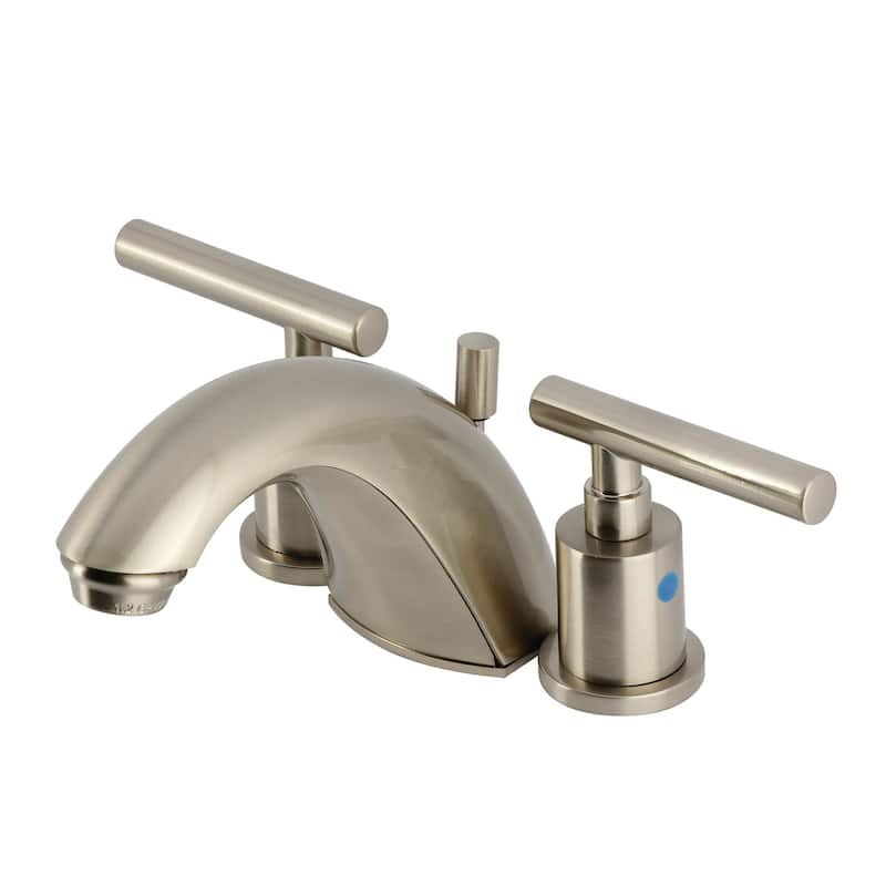 Kingston Brass FB895.CML Manhattan 1.2 GPM Widespread Bathroom Faucet - Brushed Nickel