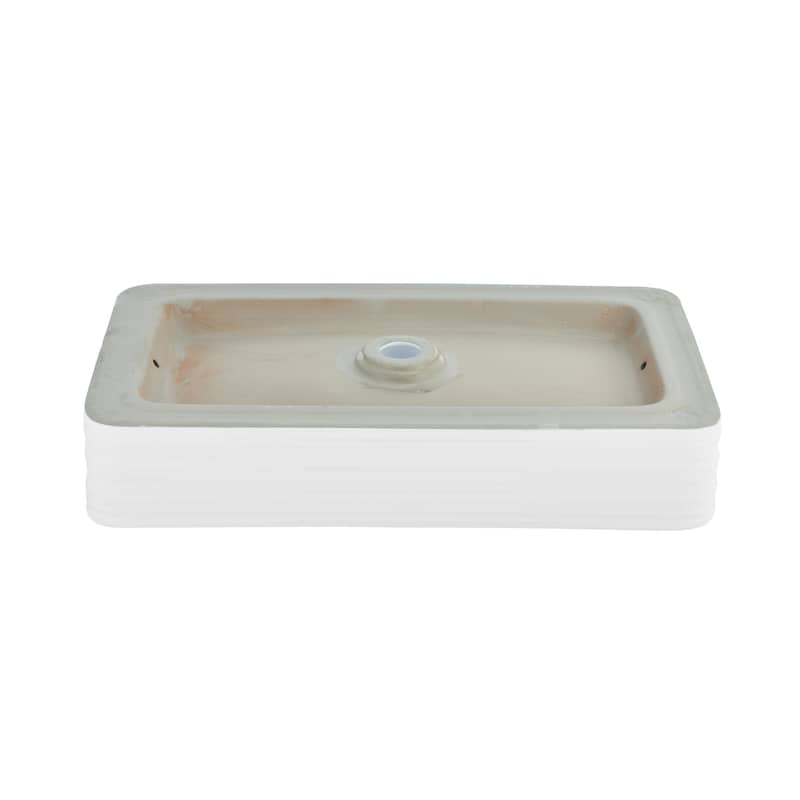 Nancy 25'' Vessel Sink In White - 26.6" x 14.95" 4.7"