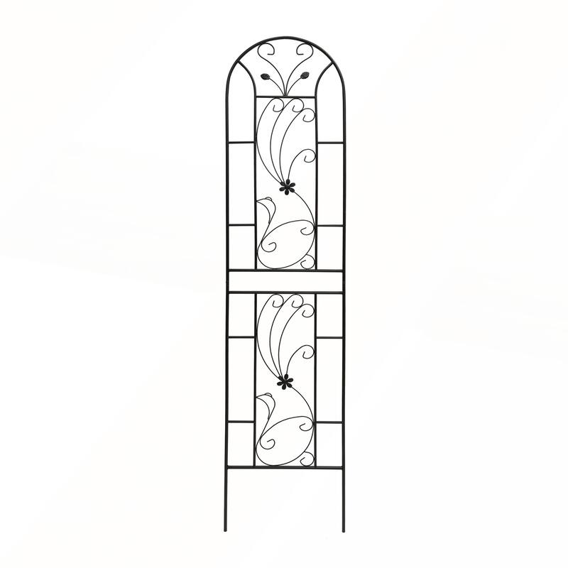 2 Pack Metal Garden Trellis 86.7in x 19.7in Rustproof Trellis