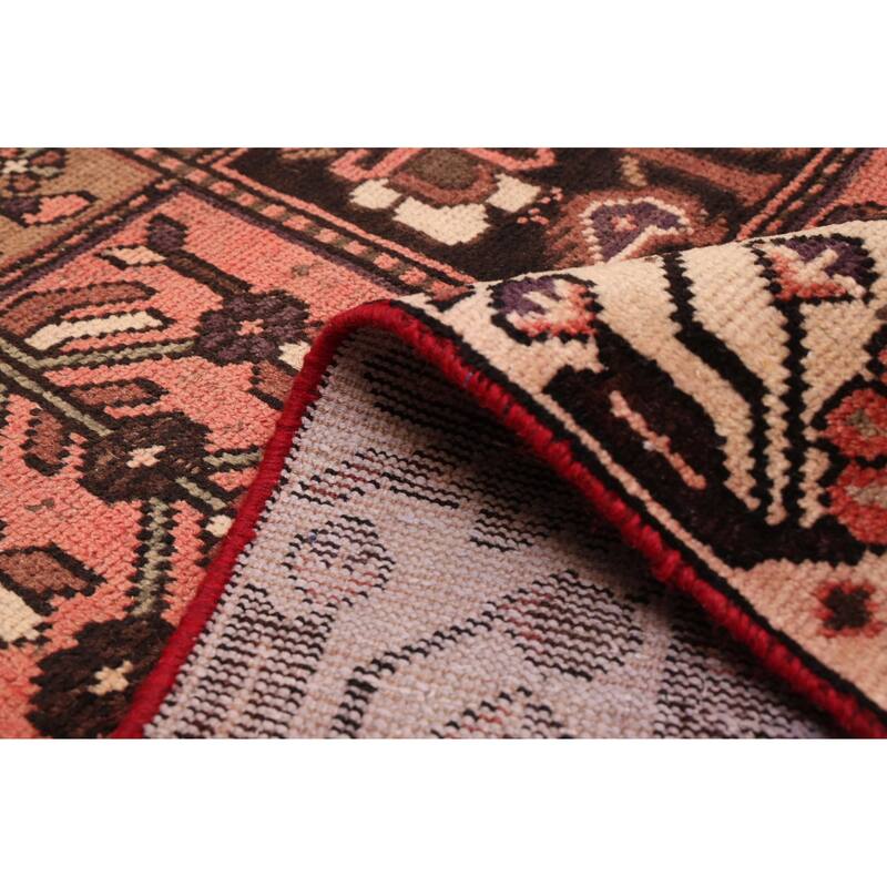 ECARPETGALLERY Hand-knotted Kayseri Vintage Brown Wool Rug - 6'5 x 9'8