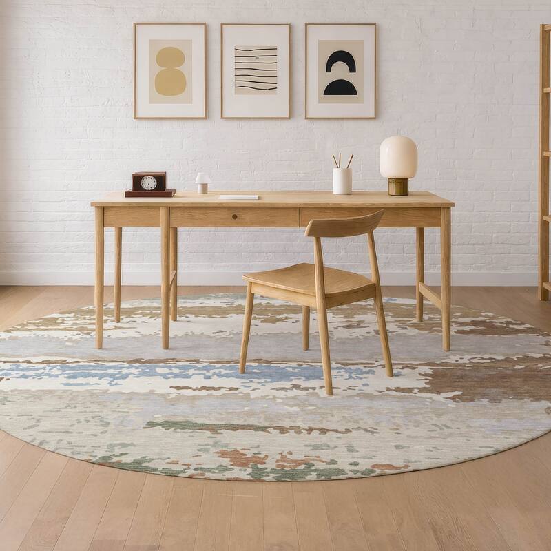 Machine Washable Indoor/ Outdoor Modern Buena Chantille Rug