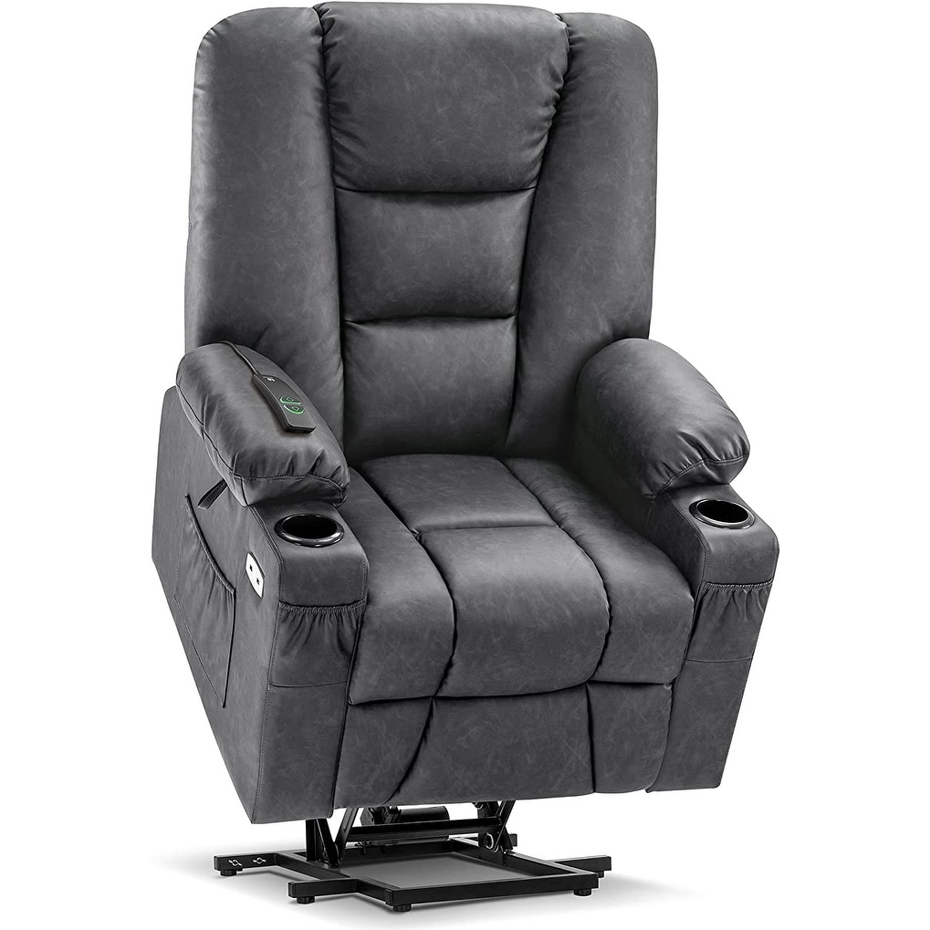Large hotsell black recliner
