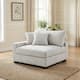 Option Off-White-Sofa L