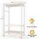preview thumbnail 8 of 6, Heavy Duty Rolling Clothes Rack with Wheels, 693LBS Capacity Freestanding Garment Rack with Adjustable Shelves Rods
