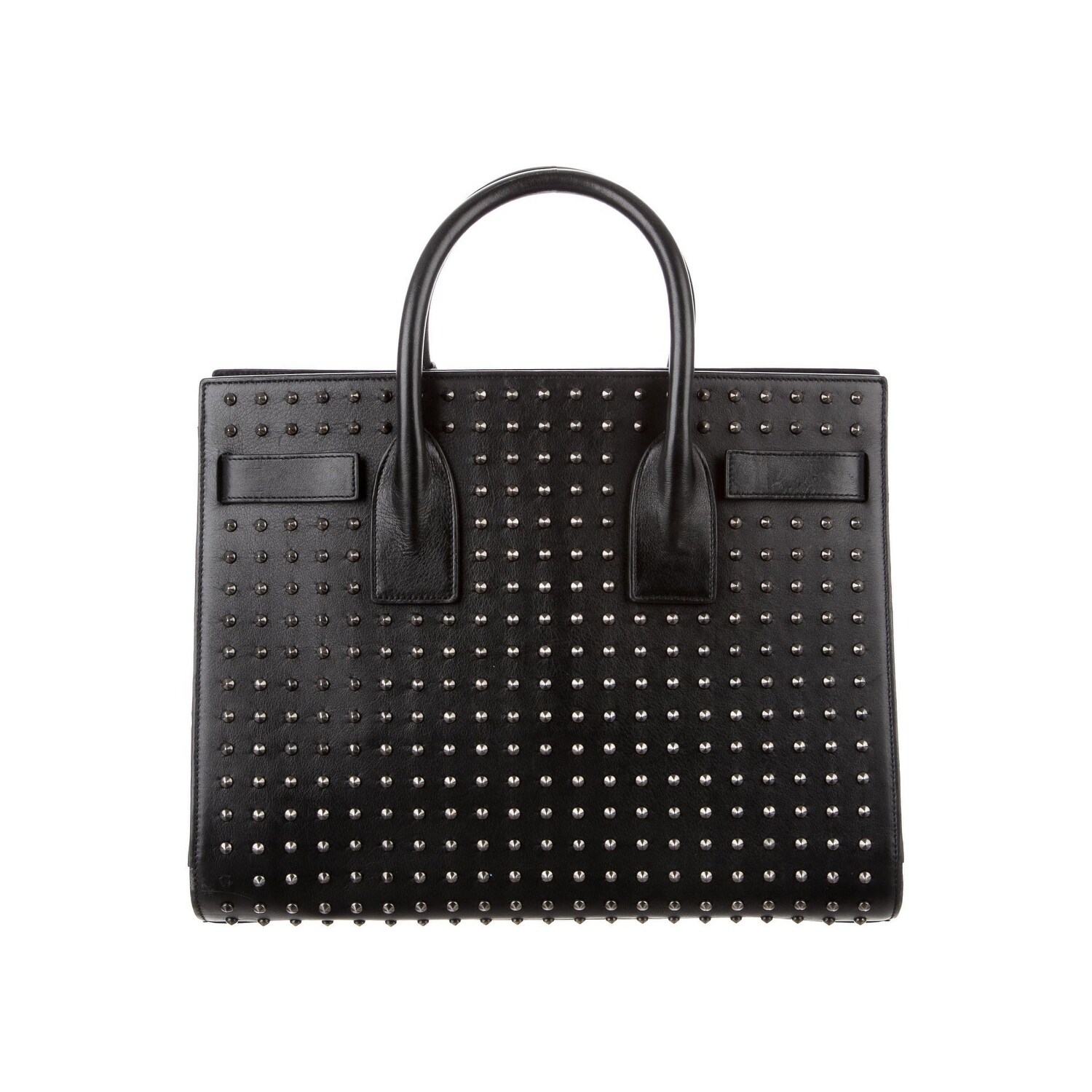 Saint Lau Ysl Women S Black Studded Small Sac De Jour Black Studded Small Sac De Jour