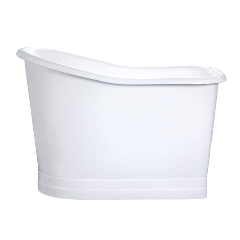 Kingston Brass VCTND513029 Aqua Eden 51" Free Standing Cast Iron - White