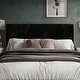 preview thumbnail 2 of 35, CraftPorch Corduroy Modern Upholstered Pleated Velvet Headboard