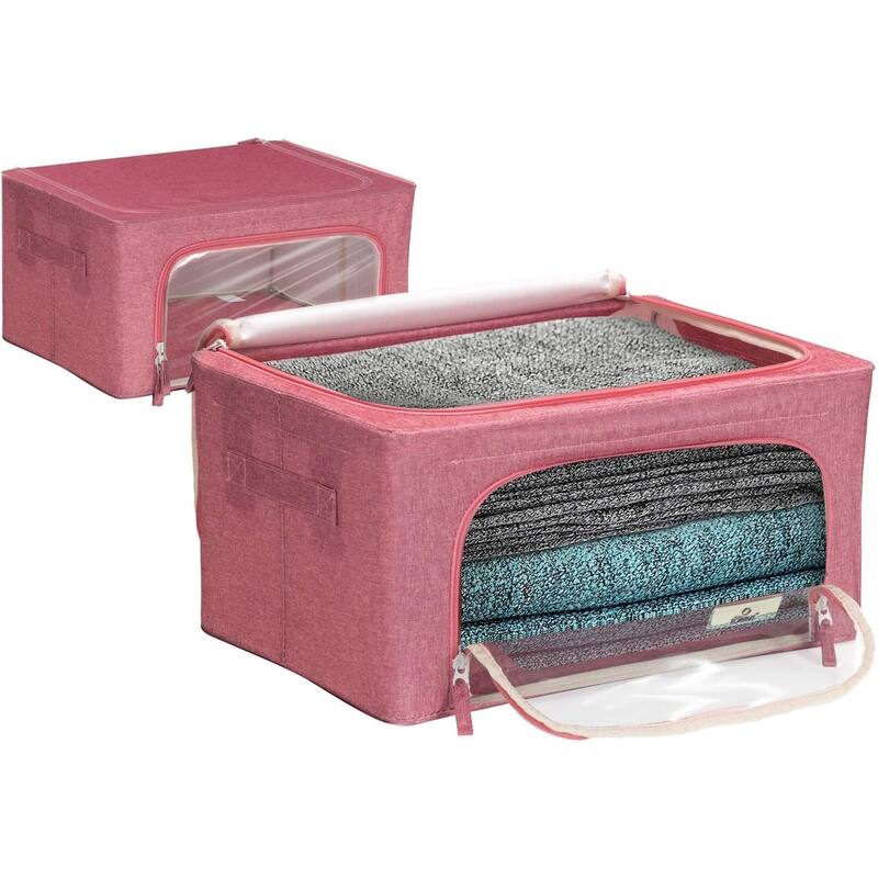 Storage Box With Window Small - 2 Pack