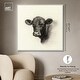 preview thumbnail 28 of 60, Darkness in Detail of Cow Canvas Animal Art Prints by Art Remedy