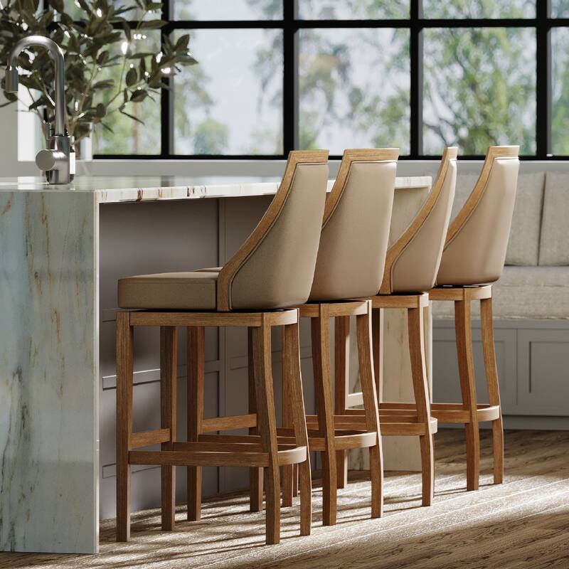 Maven Lane Vienna Swivel Kitchen Stool
