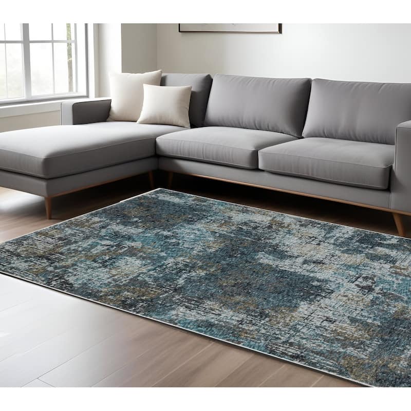 HomeRootsAbstract Modern Runner Area Rug - 155.12' X '118.11' X '0.24