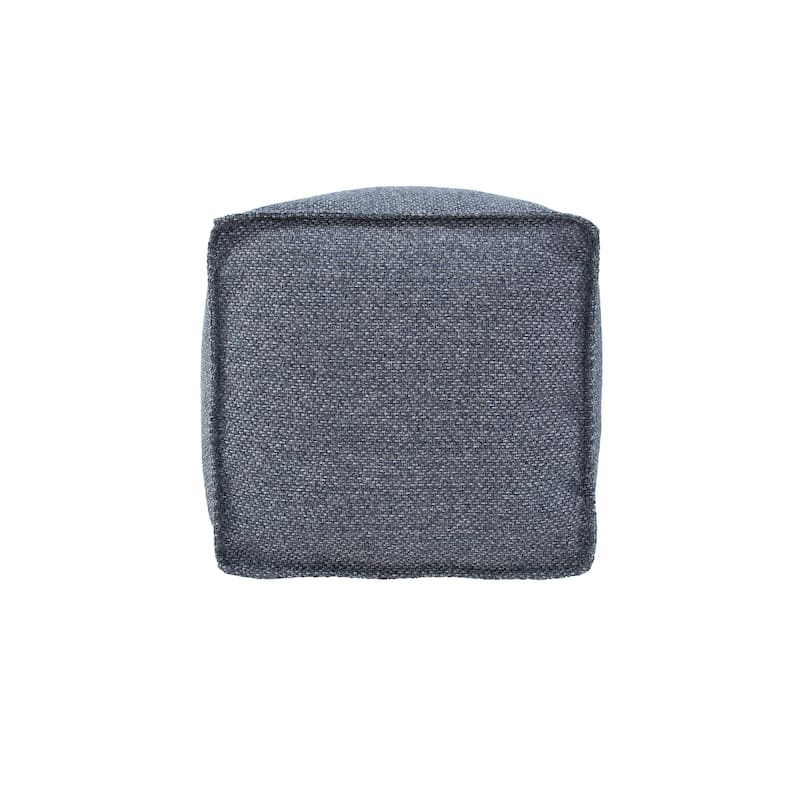 Allan Andrews Square Pouf Panama Indigo