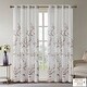 preview thumbnail 48 of 66, Madison Park Vera Burnout Printed Curtain Panel