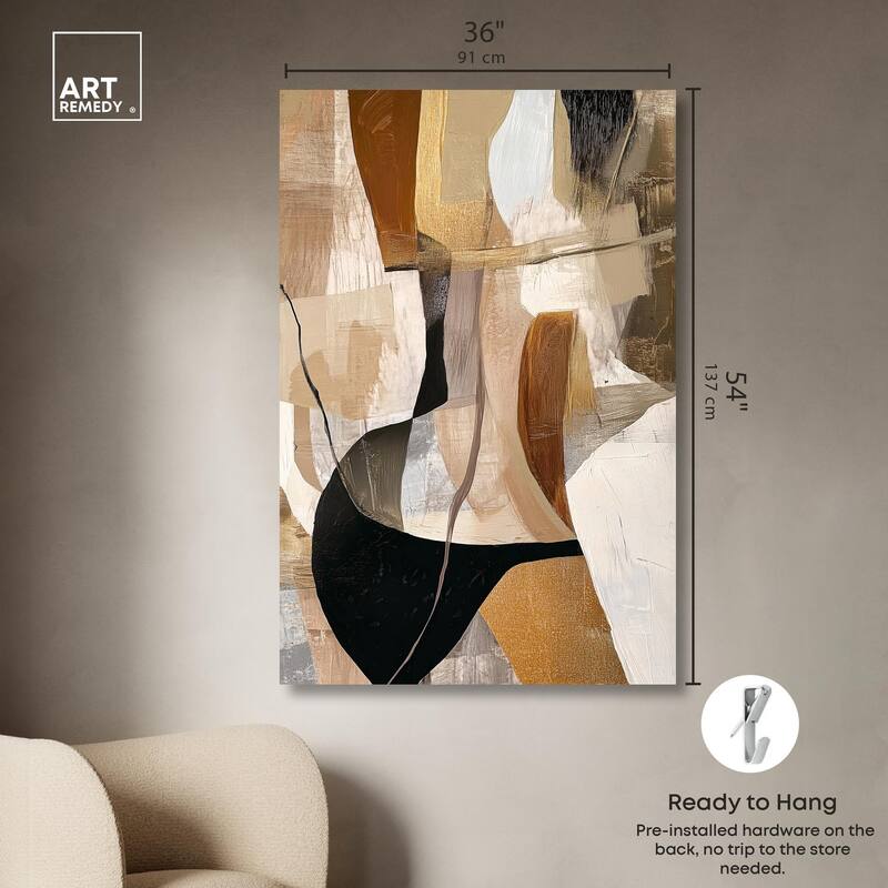Tactile Depth I Canvas by Art Remedy, Gallery Wrapped