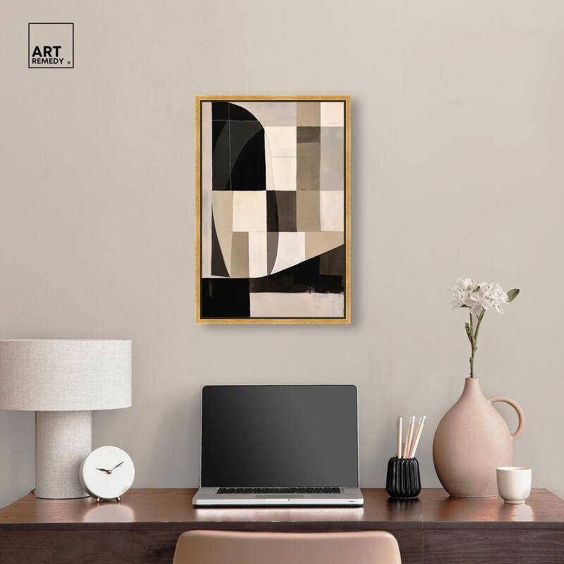 Modern Shapes II Canvas by Art Remedy