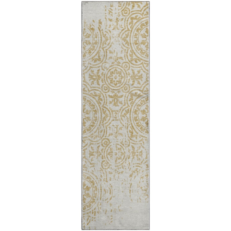 Premium Washable Super Soft Vanishing Medallion Mayfield Rug