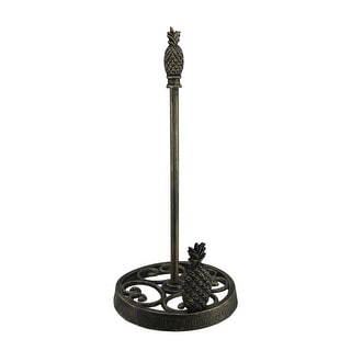 Tropical Pineles Antique Br Finish Cast Iron Paper Towel Tropical Pineles Antique Br Finish Cast Iron Paper Towel Holder 15 Inch On Ships To Canada Ca 17079203