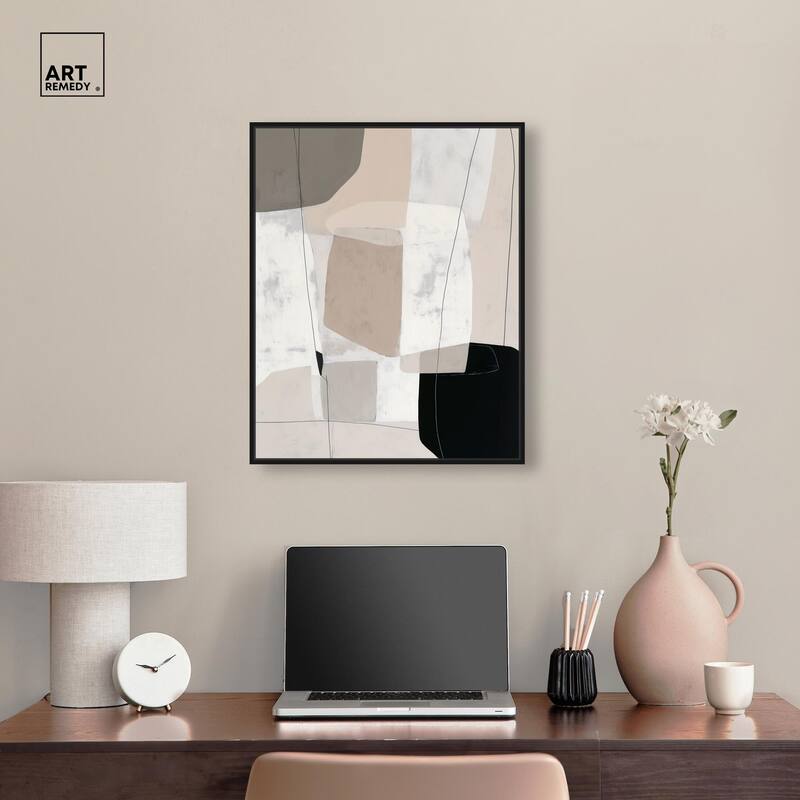 Neutral Forms I Canvas by Art Remedy