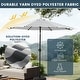 preview thumbnail 35 of 142, Holme 9-foot Steel Market Patio Umbrella with Tilt-and-Crank