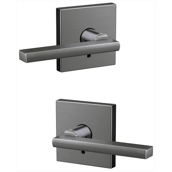 Schlage Custom Latitude Non-Turning Two-Sided Dummy Door Lever Set