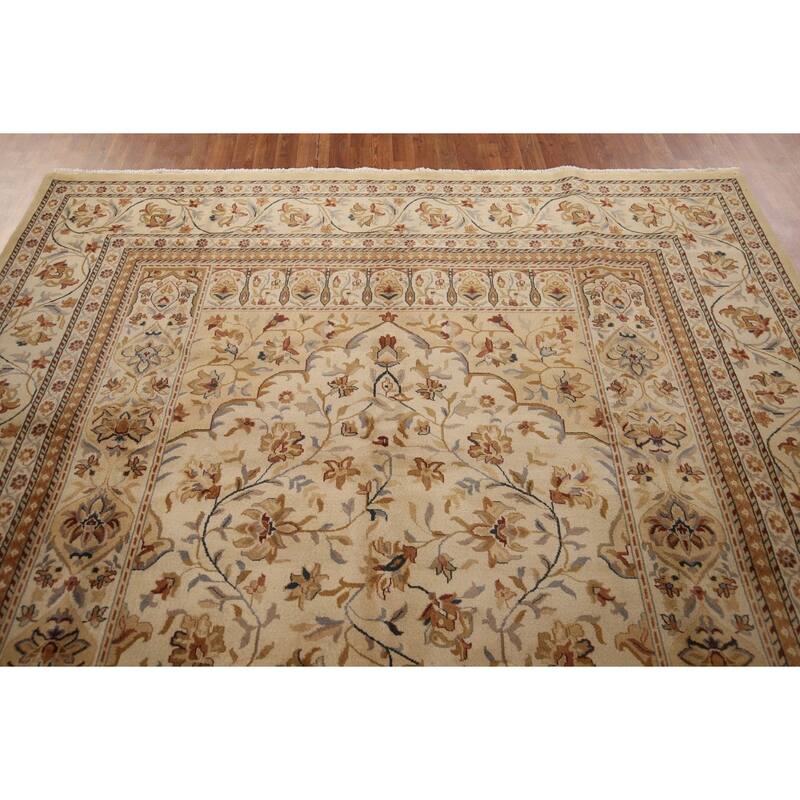 Floral Aubusson Chinese Area Rug Handmade Wool Carpet - 8'7" x 11'7"