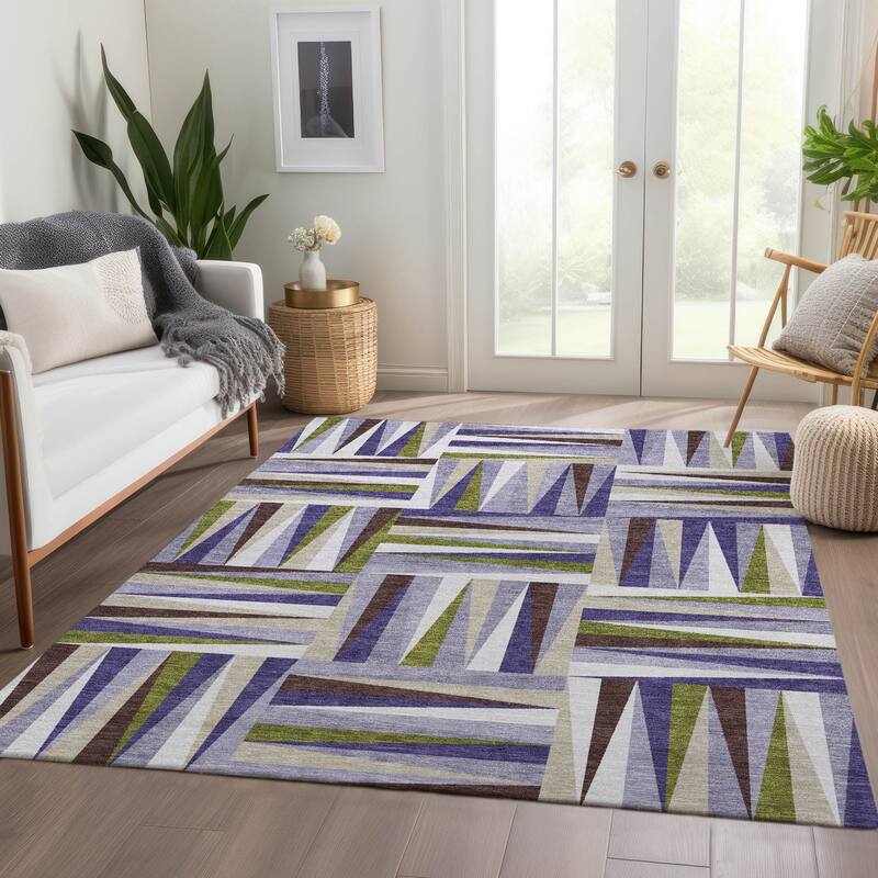 Premium Washable Super Soft Modern Glase Mayfield Rug