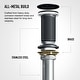 preview thumbnail 8 of 50, VIGO 1.75" W Vessel Bathroom Sink Grid Drain