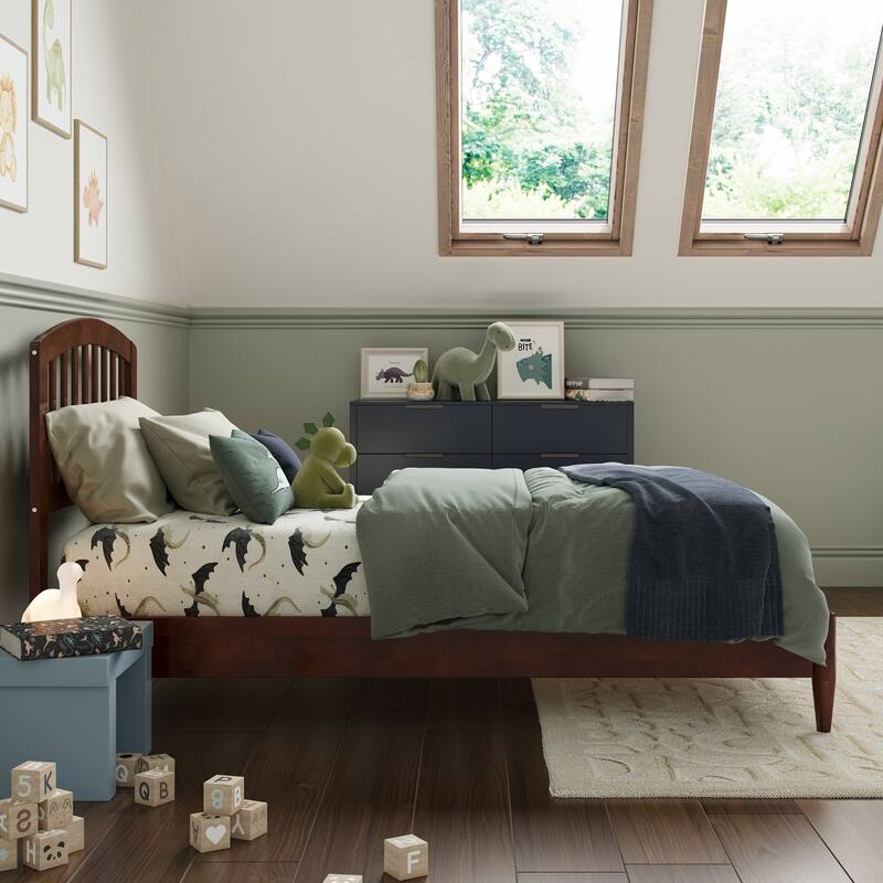Quincy Solid Wood Low Profile Platform Bed