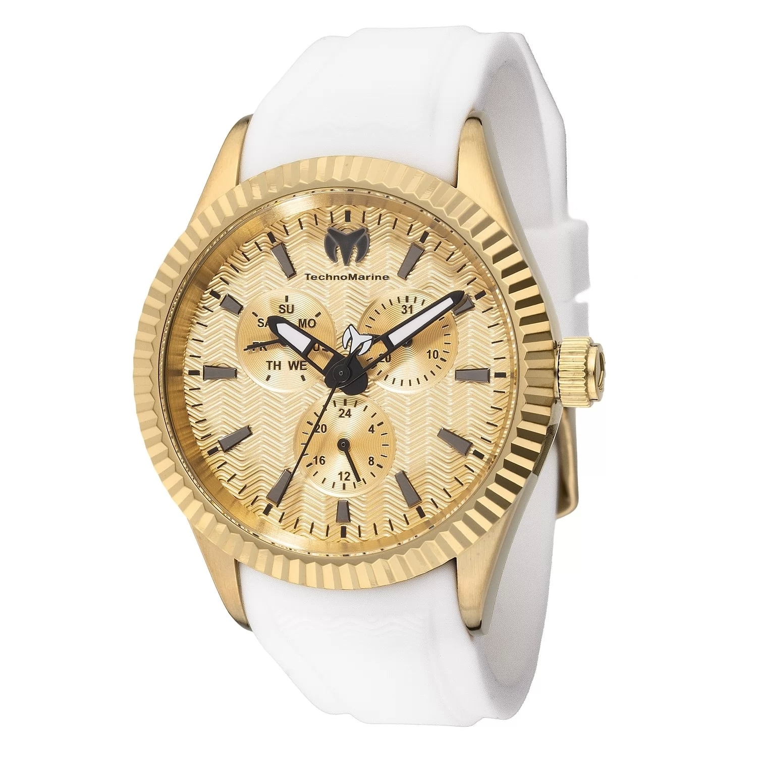 Technomarine Men's TM-724002 Sea Quartz Chronograph Gold Dial Watch
