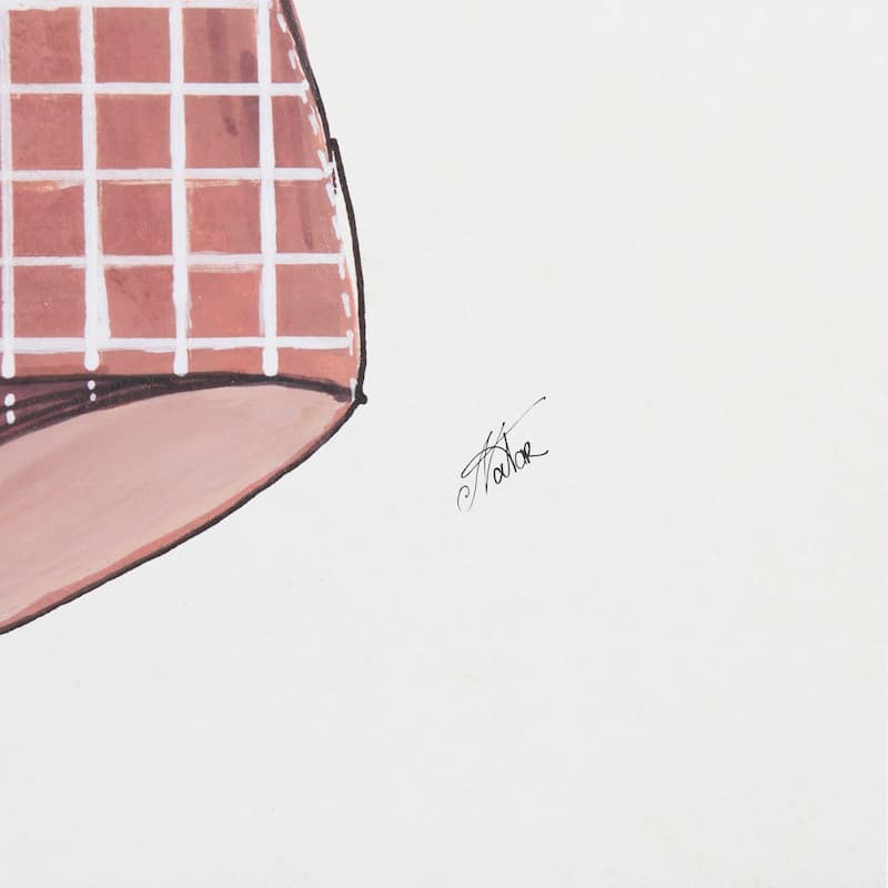 Swimsuit Pink Framed Art Print