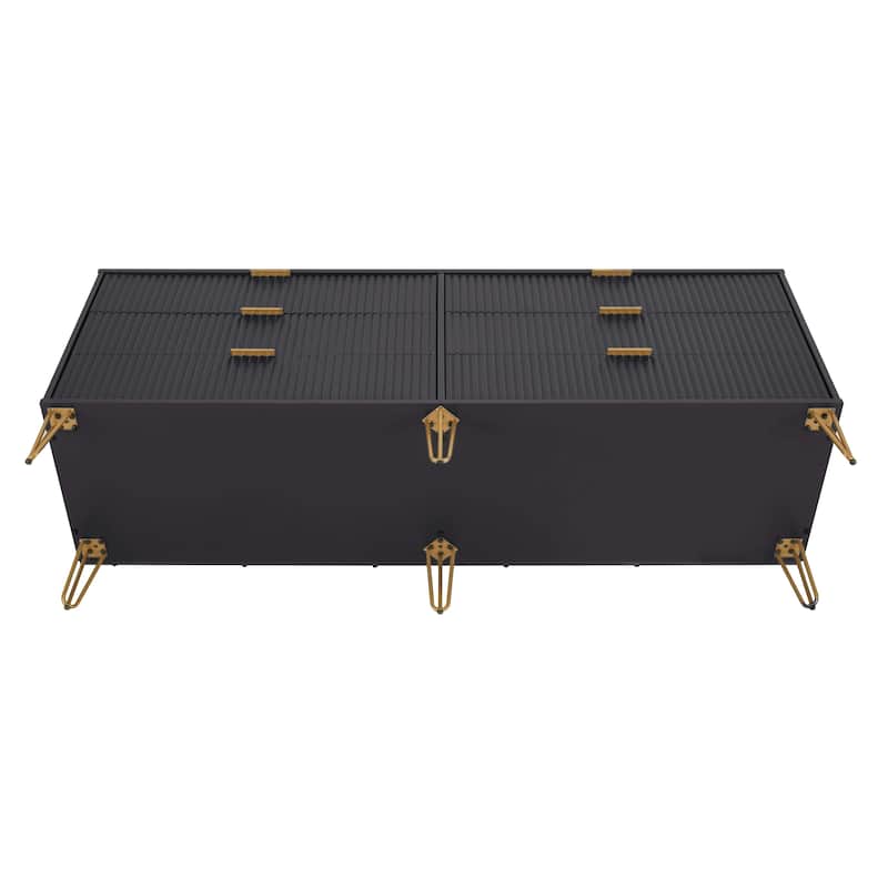 Manhattan Comfort Dumbo Modern 6-Drawer Double Low Dresser.