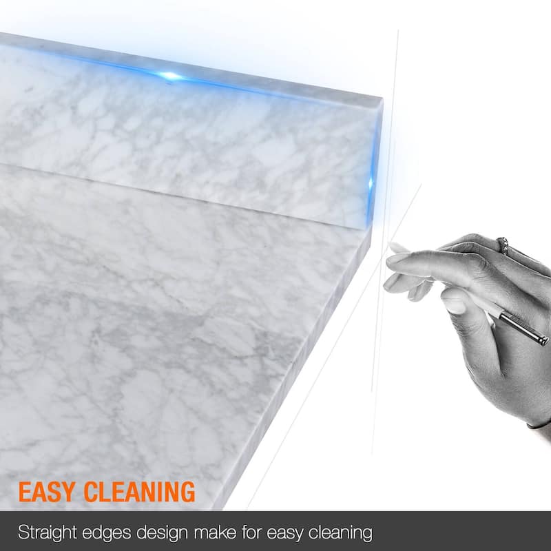 Glacielle 48 inch Natural Marble Bathroom Vanity Top