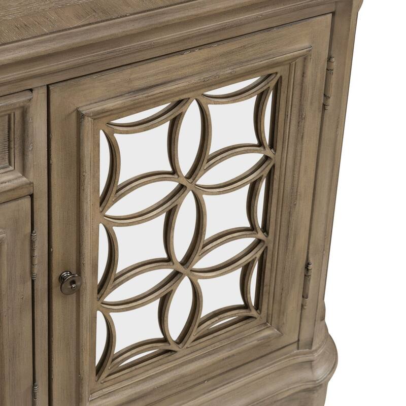 Magnolia Manor Mirrored Entertainment TV Stand - 2 Finishes