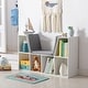 preview thumbnail 1 of 24, HOMCOM Toy Chest Kids Cabinet Storage Organizer Children Display Shelf for Toys Clothes Books Bedroom White